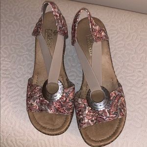Reiker open toe sandals and walking shoe NWOT